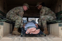 Airman train for patient transport operations