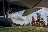Airman train for patient transport operations