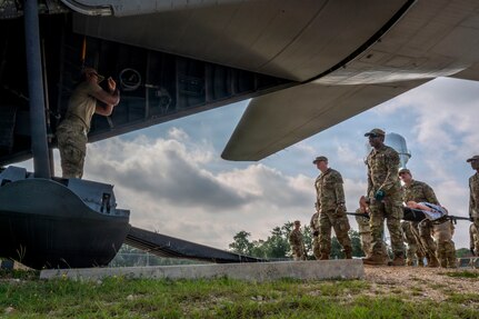 Airman train for patient transport operations