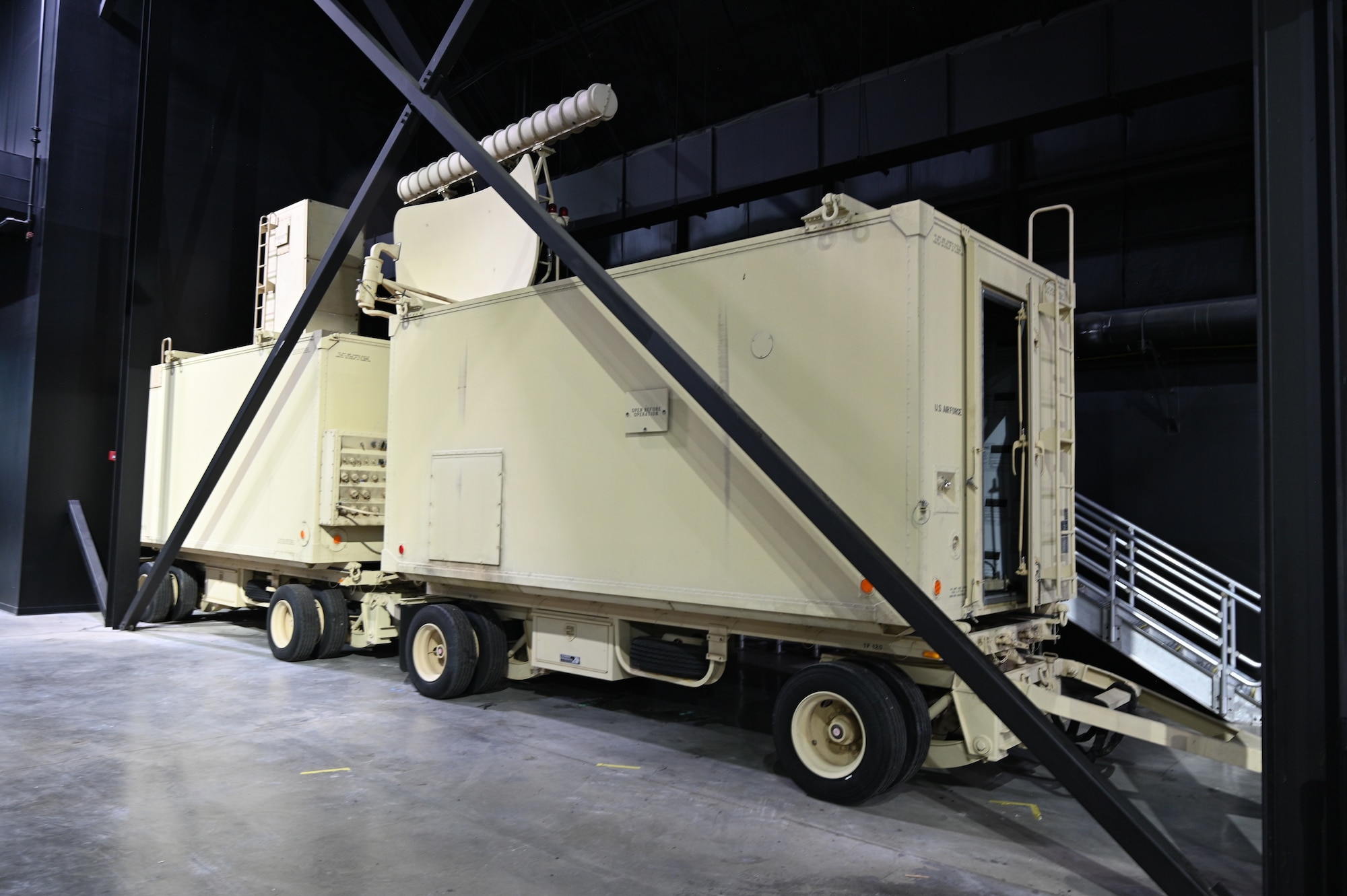 MPN-14K Ground Controlled Approach (GCA) Station on display
