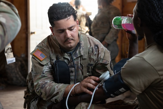 Army Reserve Medical Command brings mobile medical care to troops during Operation Bold Eagle