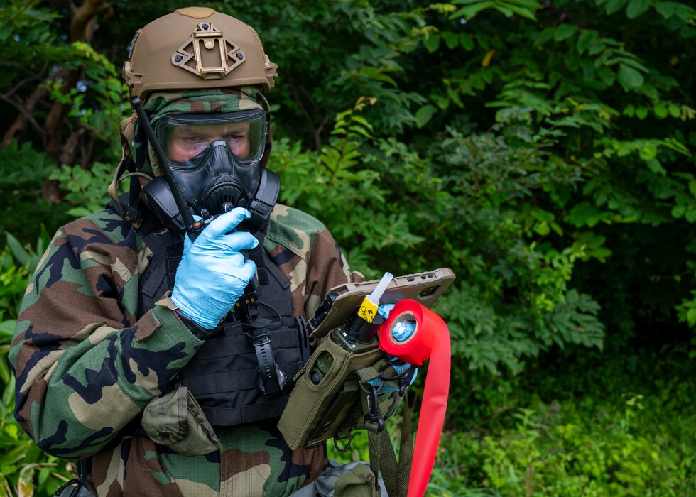 Emergency management Airmen from five Air National Guard units completed Exercise Serow Samurai, a seven-day deployment for training at Misawa Air Base, Japan, focused on chemical, biological, radiological and nuclear response capabilities, command and control, field reconnaissance, munitions sampling and decontamination operations.