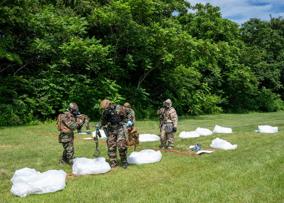 Emergency management Airmen from five Air National Guard units completed Exercise Serow Samurai, a seven-day deployment for training at Misawa Air Base, Japan, focused on chemical, biological, radiological and nuclear response capabilities, command and control, field reconnaissance, munitions sampling and decontamination operations.