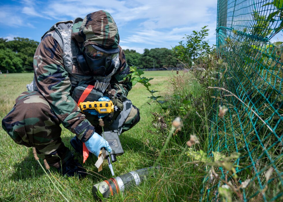 Emergency management Airmen from five Air National Guard units completed Exercise Serow Samurai, a seven-day deployment for training at Misawa Air Base, Japan, focused on chemical, biological, radiological and nuclear response capabilities, command and control, field reconnaissance, munitions sampling and decontamination operations.