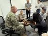 Army veterinary personnel at Camp Zama hosted a joint training event focused on tactical combat casualty care for military working dogs