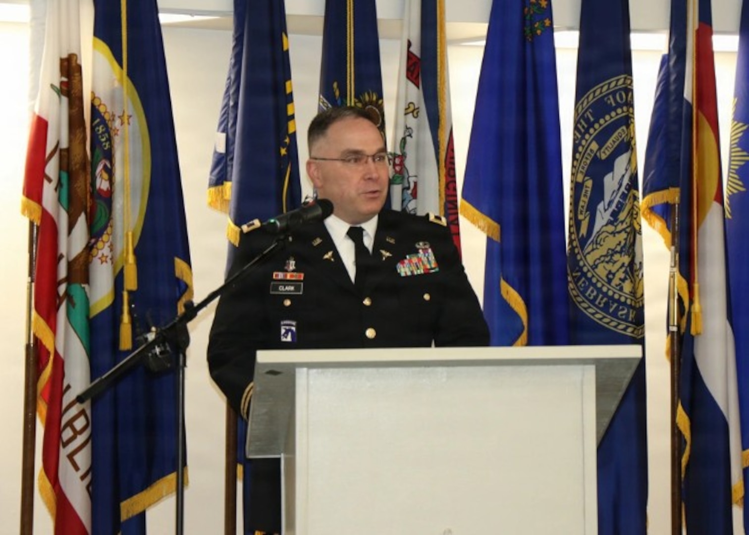 PNC Graduating speech from Col. Clark, Chief Nursing Officer, image.