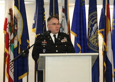 PNC Graduating speech from Col. Clark, Chief Nursing Officer, image.