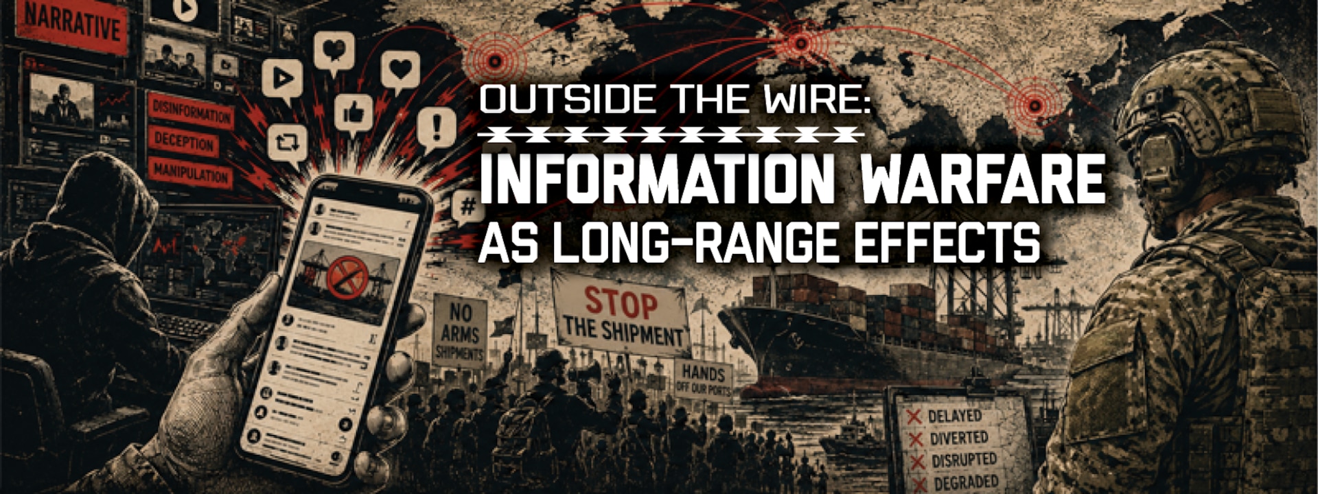 Banner image Outside the Wire: Information Warfare As Long-Range Effects.
