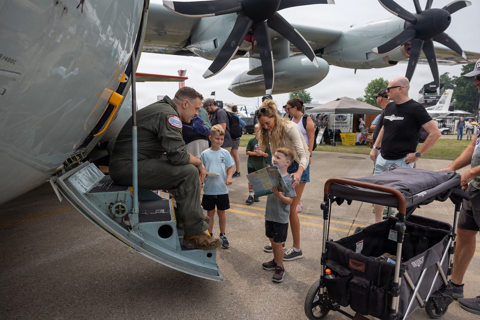 Crew and Aircraft from the 109th Airlift Wing attend EAA Airventure Airshow in Oshkosh, Wisconsin, July 2026.
