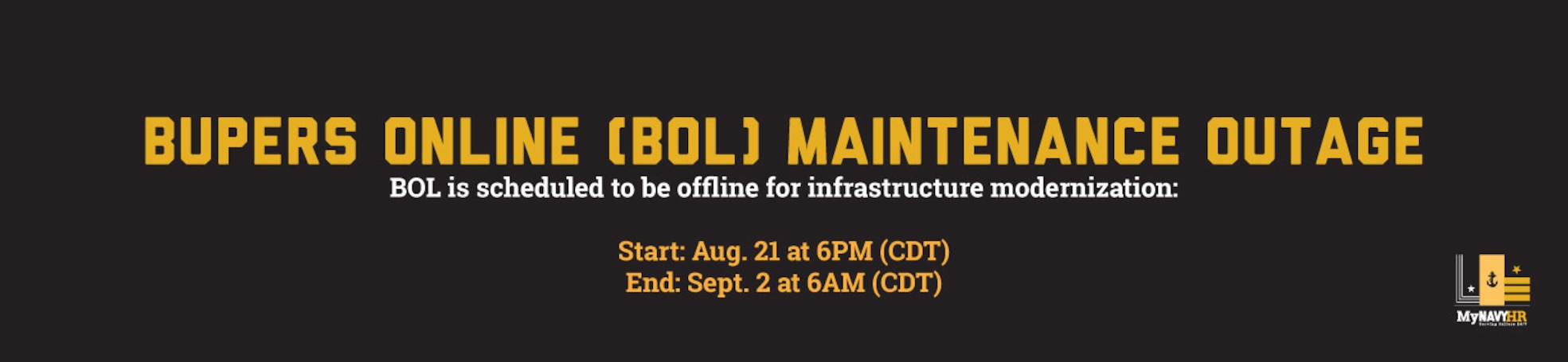 BOL Maintenance Outage