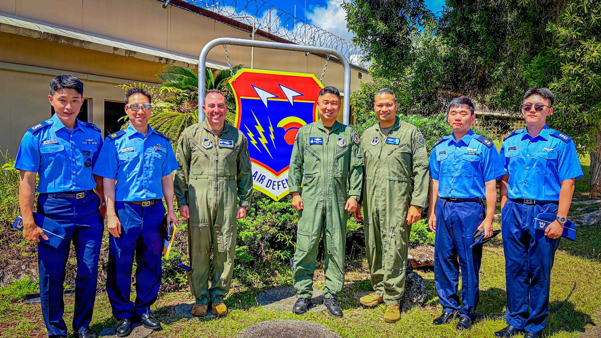 Service members assigned to the Republic of Korea Air Force, 94th Army Air and Missile Defense Command, and the Pacific Air Forces participate in the Korean Tabletop Academy at Wheeler Army Airfield, Hawaii, July 17, 2026.