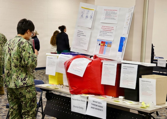 Nurses, hospital corpsmen and staff assigned to Navy Medicine Readiness and Training Command Twentynine Palms participate in the command's Annual Nursing and Corpsmen Skills Fair, April 28, 2026. The hands-on training reinforced critical clinical procedures, emergency response skills and communication to strengthen medical readiness and support the delivery of safe, high-quality patient care. (U.S. Navy photo by Christopher Jones, NH/NMRTC Twentynine Palms public affairs officer).