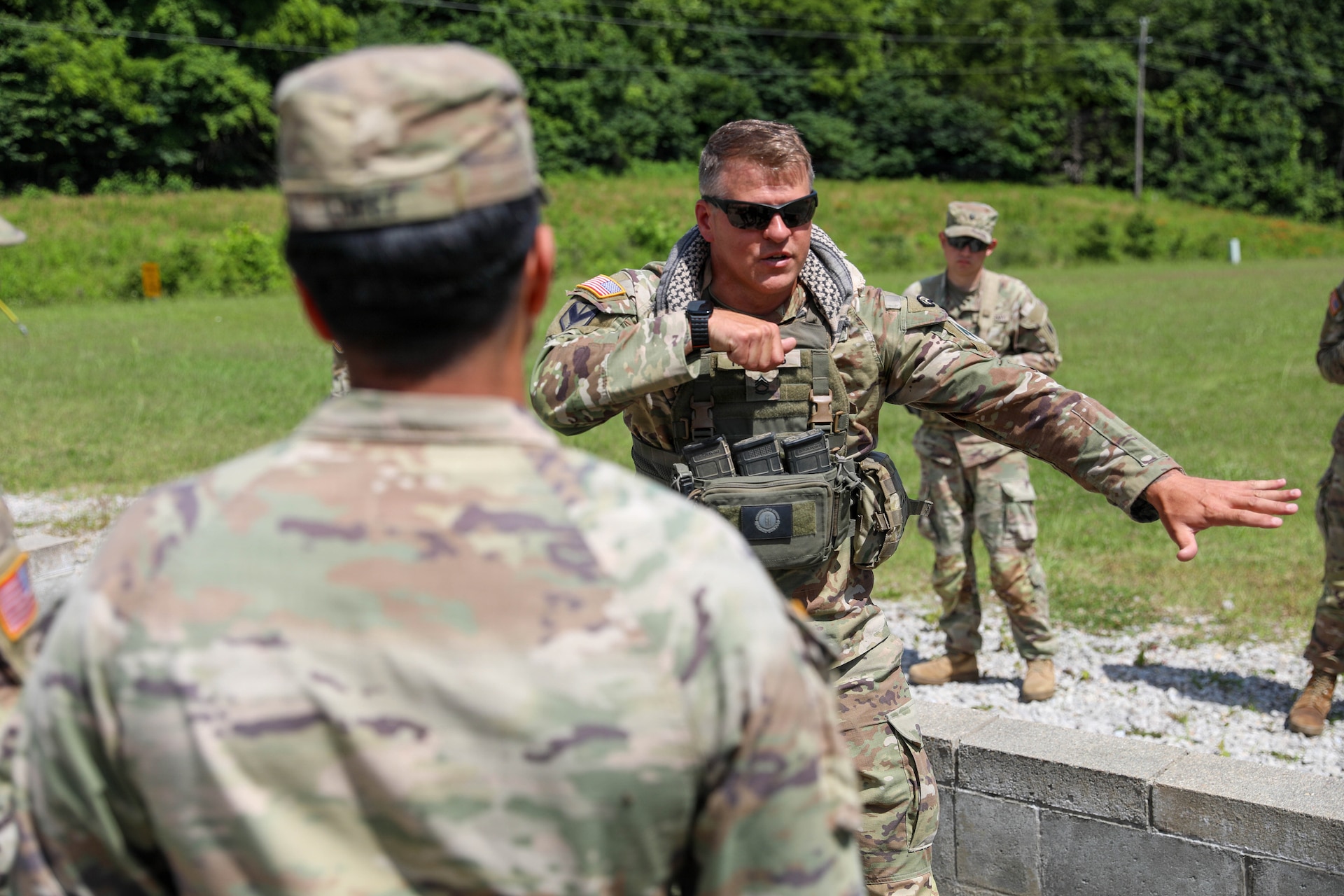 Soldiers reinforced fundamental infantry tactics to enhance their effectiveness in complex operational environments.