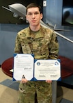 U.S. Air Force Airman 1st Class Ty Bishop, an Arkansas National Guard 123rd Intelligence Squadron Signals Intelligence analyst serving in the 188th Intelligence, Surveillance and Reconnaissance Group, graduated with a perfect score from the 1N2X1 technical training at Goodfellow Air Force Base, San Angelo, Texas, July 10, 2026. Courtesy photo.