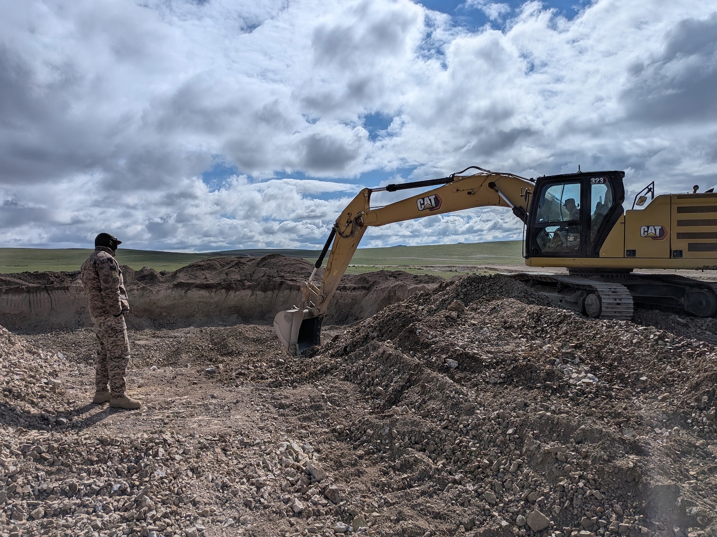 Virginia National Guard Soldiers assigned to the Powhatan-based 1033rd Engineer Support Company, 276th Engineer Battalion, 329th Regional Support Group support a multi-national exercise in Mongolia during the unit’s annual training.