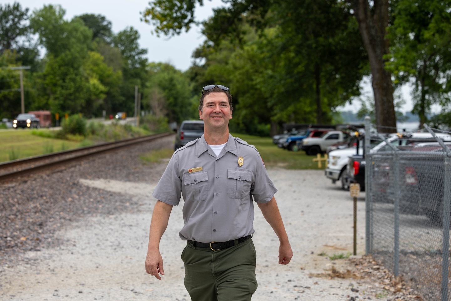 Man in uniform.