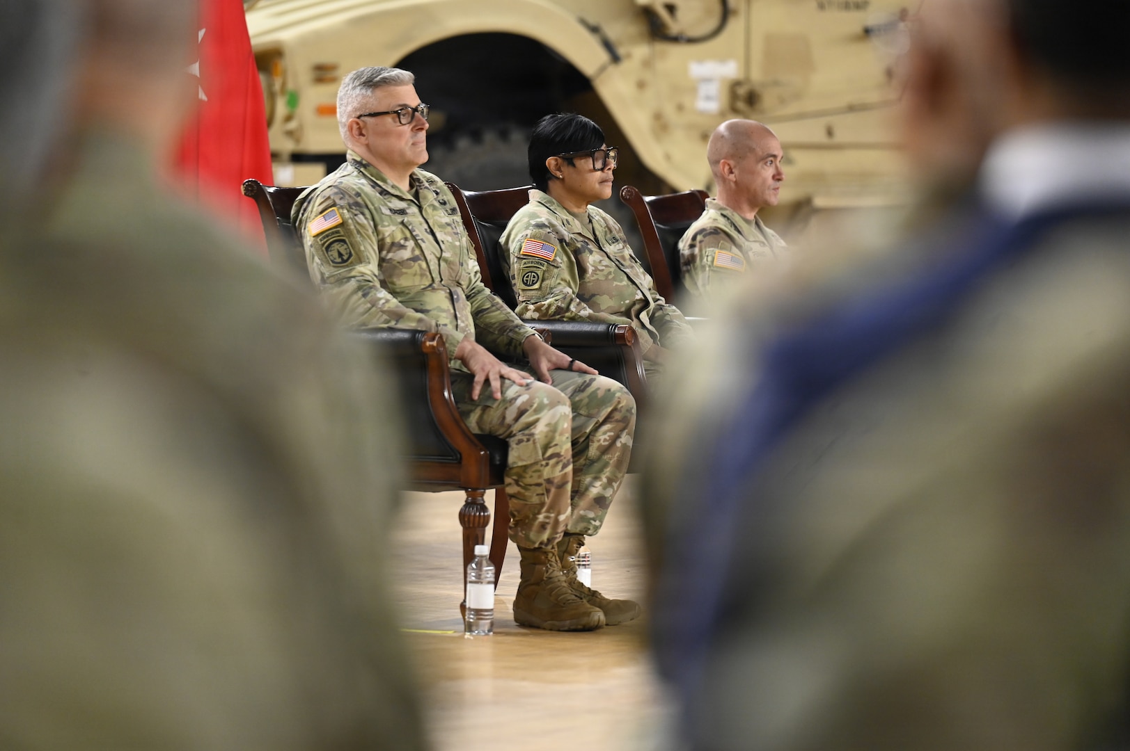 The District of Columbia National Guard's Land Component Command (LCC) held a Change of Responsibility ceremony at the D.C. Armory on July 22, 2026, honoring the distinguished service of Command Sgt. Maj. Octavia V. Williamson and welcoming Command Sgt. Maj. James E. Perrault as the organization's new senior enlisted leader. Officiated by Brig. Gen. Craig M. Maceri, commander of the D.C. National Guard Land Component Command, the ceremony marked the formal transfer of responsibility for the enlisted force. As the LCC's senior enlisted leader, the command sergeant major serves as the principal advisor to the commander on all matters affecting Soldiers, overseeing enlisted readiness, training, discipline, morale, welfare, and leader development across the District's Army National Guard formations.

Williamson concludes an extraordinary 37-year military career after enlisting in the District of Columbia National Guard in 1989. Throughout her decades of service, she provided steadfast leadership while mentoring generations of Soldiers and strengthening the readiness of the District's land forces. Perrault now assumes responsibility for ensuring the continued development, preparedness, and welfare of the enlisted force.