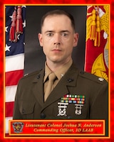 Lt. Col. Anderson command photo