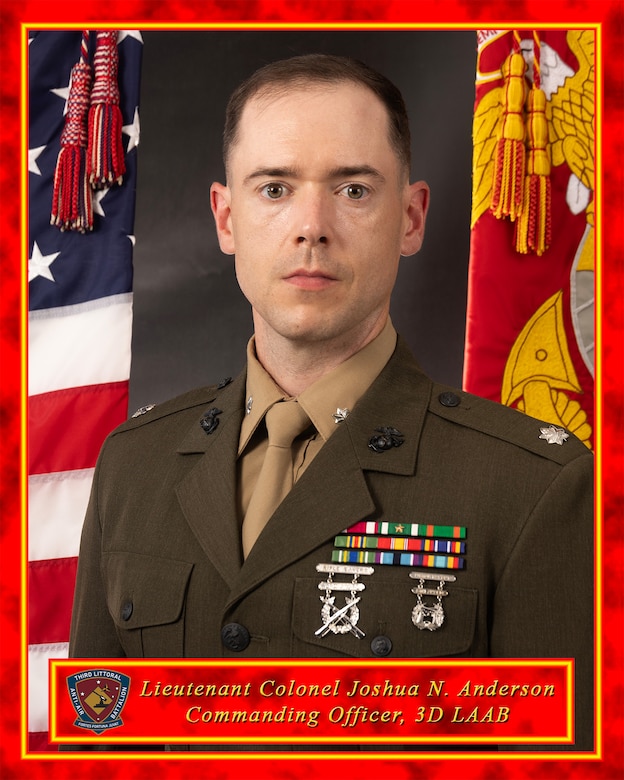 Lt. Col. Anderson command photo