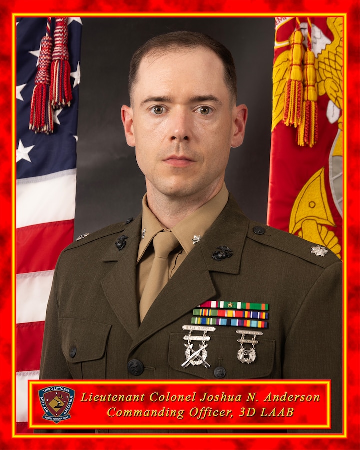 Lt. Col. Anderson command photo