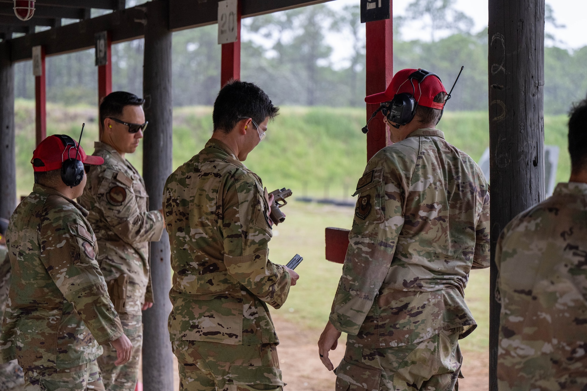 instructor provides instructions to airman