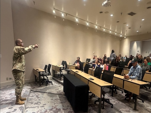 On 21 March, 2026, the Pre Yellow Ribbon for 138th CM / 165th QM was held at the Marriott Emory, bringing together 181 service members, 101 families, and 36 children in preparation for the upcoming transition. Supported by 10 dedicated SFRG volunteers, the event focused on providing essential information, resources, and connection opportunities to ensure both service members and their families feel informed, supported, and prepared. This gathering serves as a critical step in strengthening readiness, reinforcing community, and ensuring no family navigates the journey alone.​