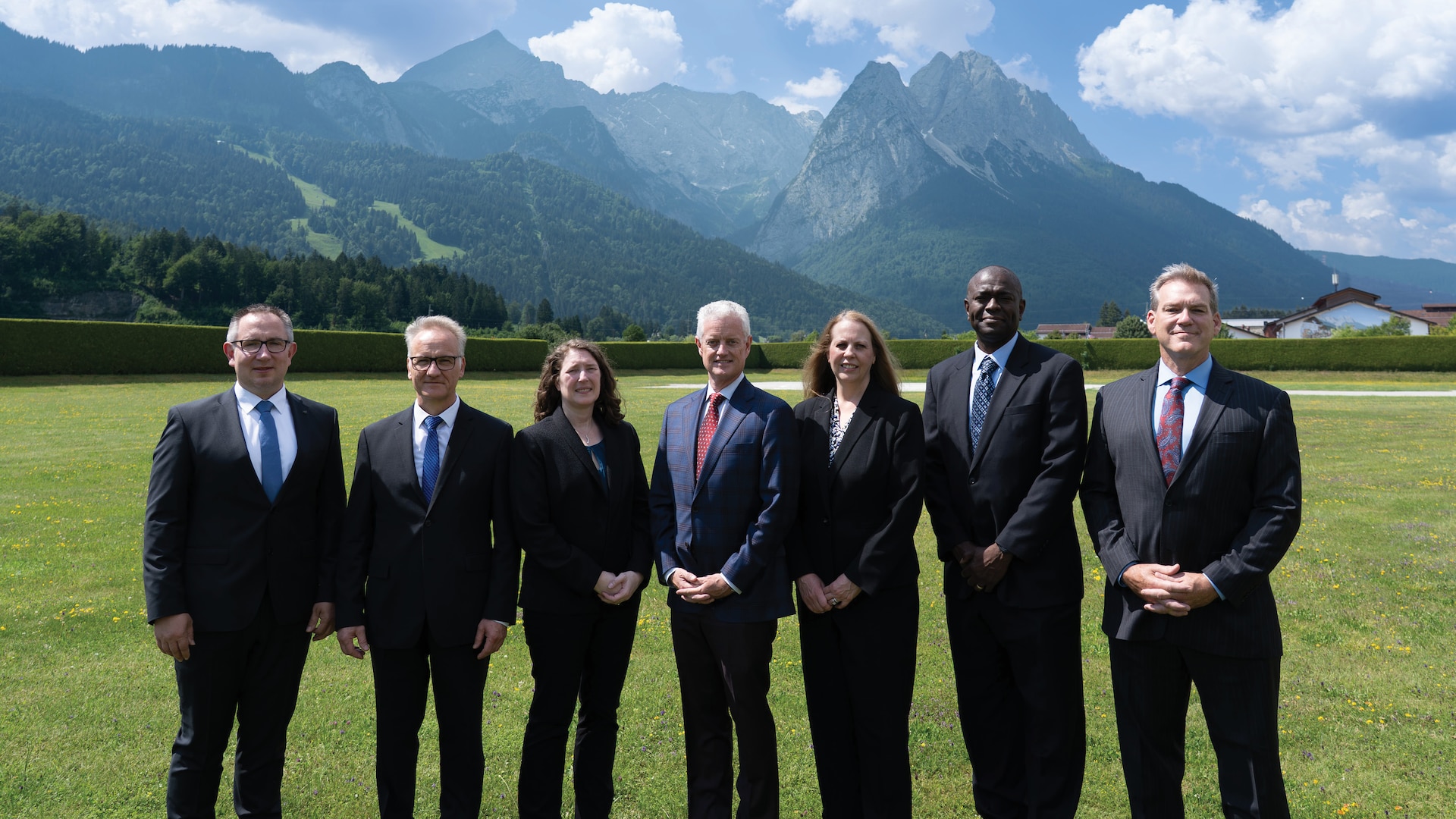 Group photo of the event's leadership.