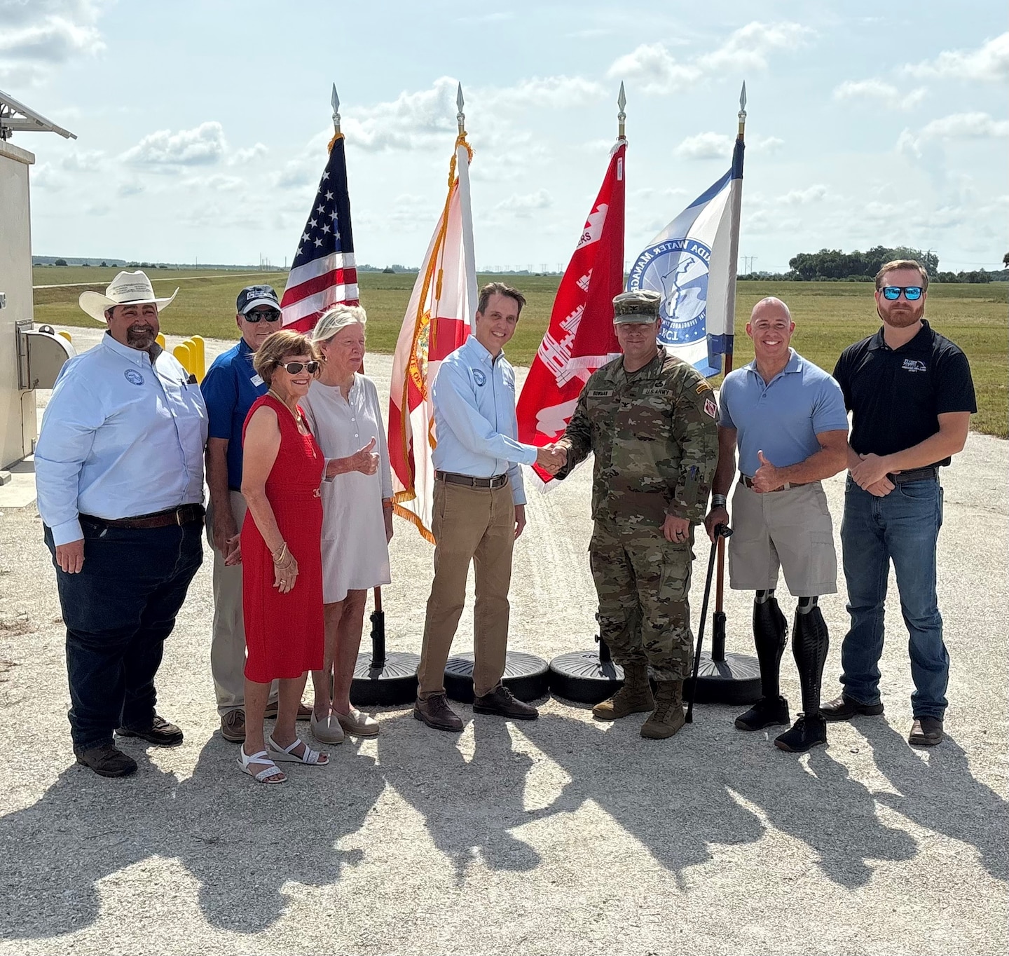 JACKSONVILLE, Fla. – The U.S. Army Corps of Engineers (USACE) Jacksonville District, in partnership with the South Florida Water Management District, celebrated on July 30, the continued progress on the Indian River Lagoon–South (IRL-South) Restoration Project, marking two major milestones that advance the restoration of the St. Lucie Estuary and southern Indian River Lagoon. (USACE Photo by Jeffrey Prater)