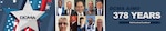 A photo collage of people posing for a group photo