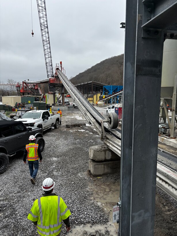 ERDC recently supported a successful field validation of specialized mass and underwater concrete mixtures developed specifically for construction of the Montgomery Locks and Dam Modernization project’s new 110-foot by 600-foot lock chamber. (Photo credit Dylan Scott)
