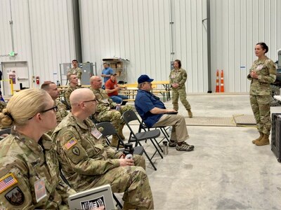 16th Air Force leaders provides opening remarks.