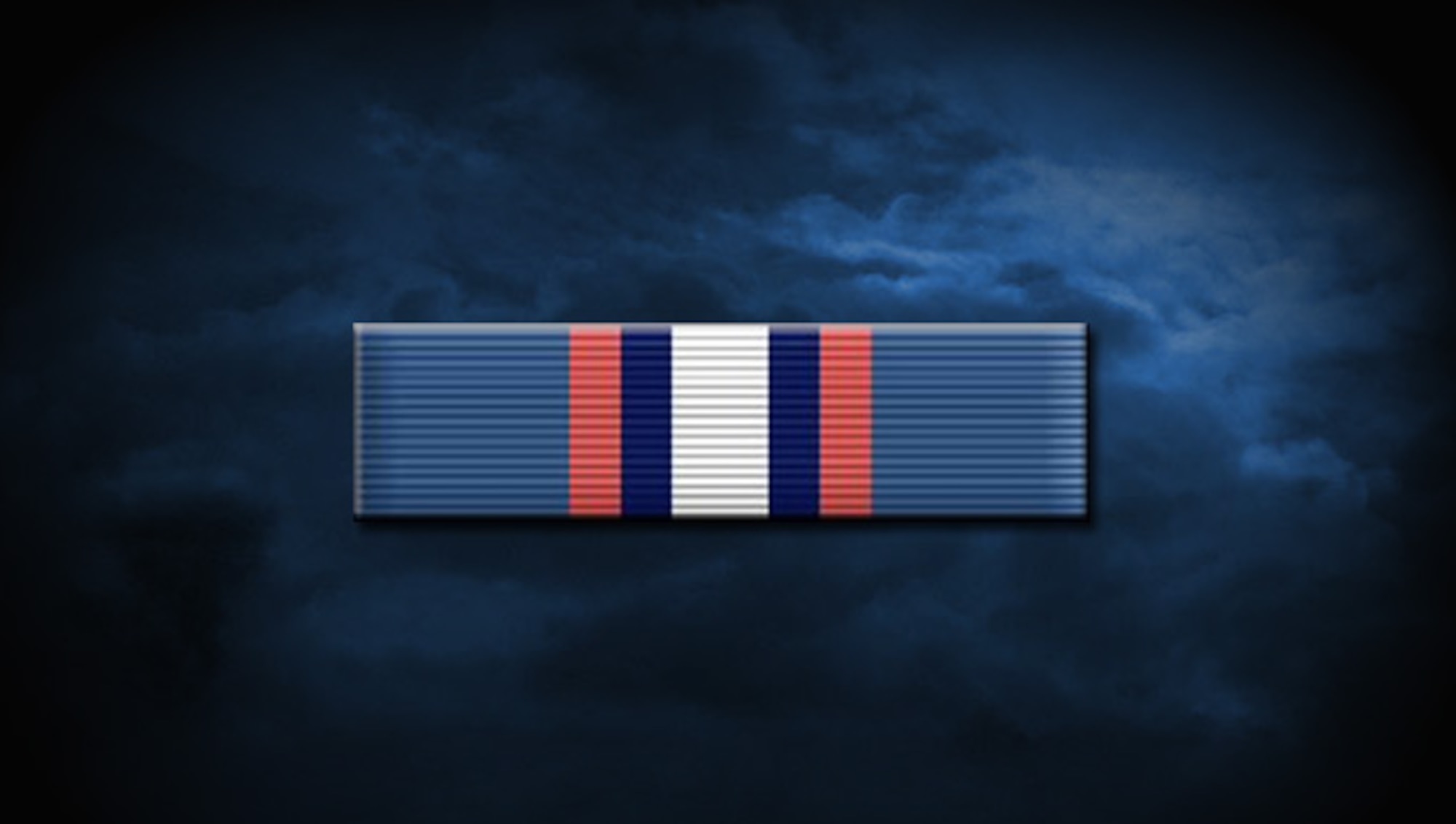 The digital graphic for the Outstanding Airman of the Year Ribbon found on the Air Force awards and decorations web page.