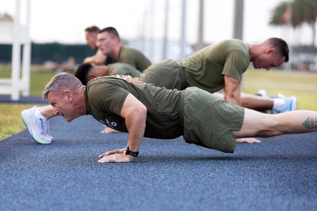 Marine Corps logistics commander emphasizes readiness, stewardship at Blount Island