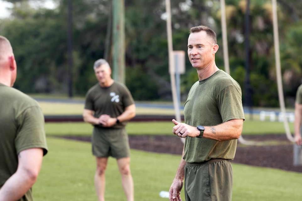 Marine Corps logistics commander emphasizes readiness, stewardship at Blount Island
