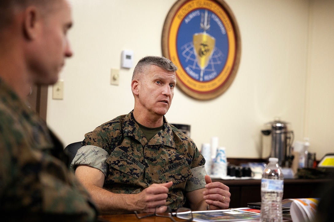 Marine Corps logistics commander emphasizes readiness, stewardship at Blount Island