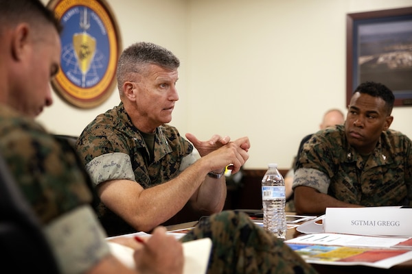 Marine Corps logistics commander emphasizes readiness, stewardship at Blount Island