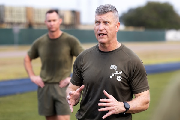 Marine Corps logistics commander emphasizes readiness, stewardship at Blount Island