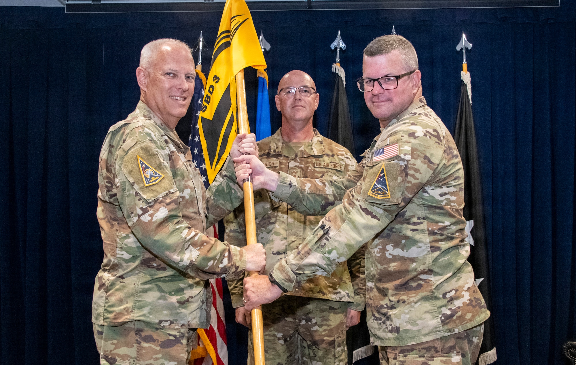 Space Base Delta 3 welcomed its newest leader as Col. Steven Slagle assumed command from Col. Andrew Dermanoski during an official change of command ceremony at Los Angeles Air Force Base, July 30, 2026.