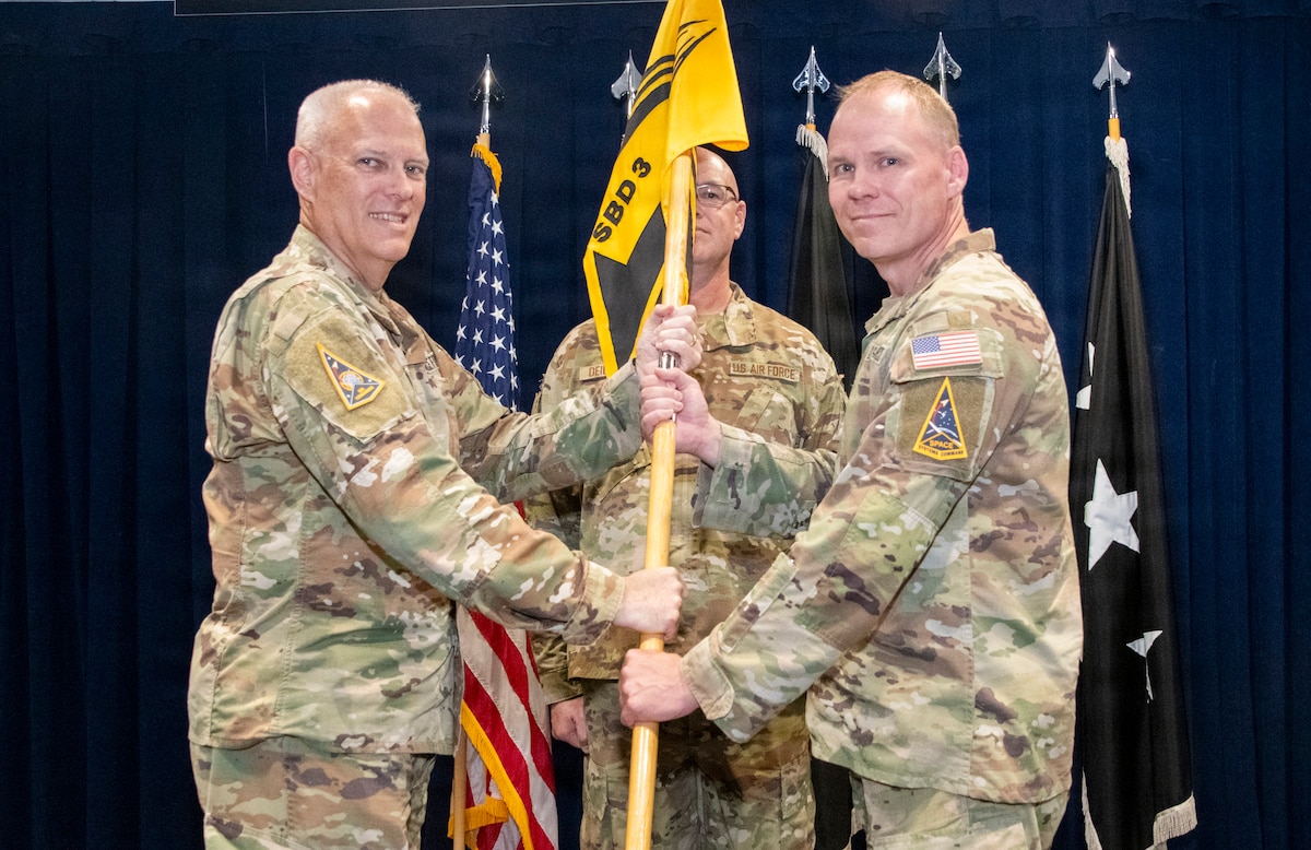 Space Base Delta 3 welcomed its newest leader as Col. Steven Slagle assumed command from Col. Andrew Dermanoski during an official change of command ceremony at Los Angeles Air Force Base, July 30, 2026.