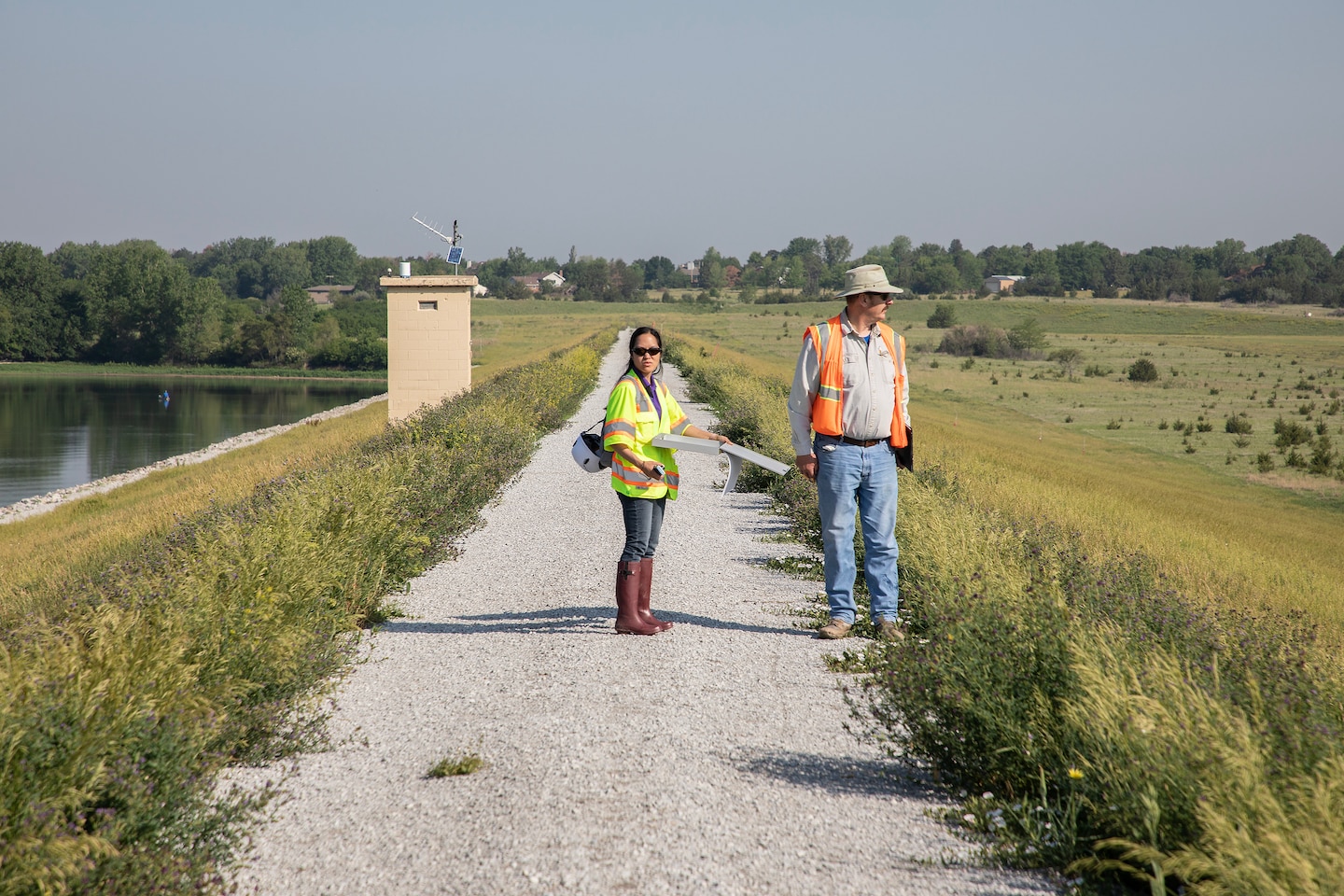 Photo of dam inspection