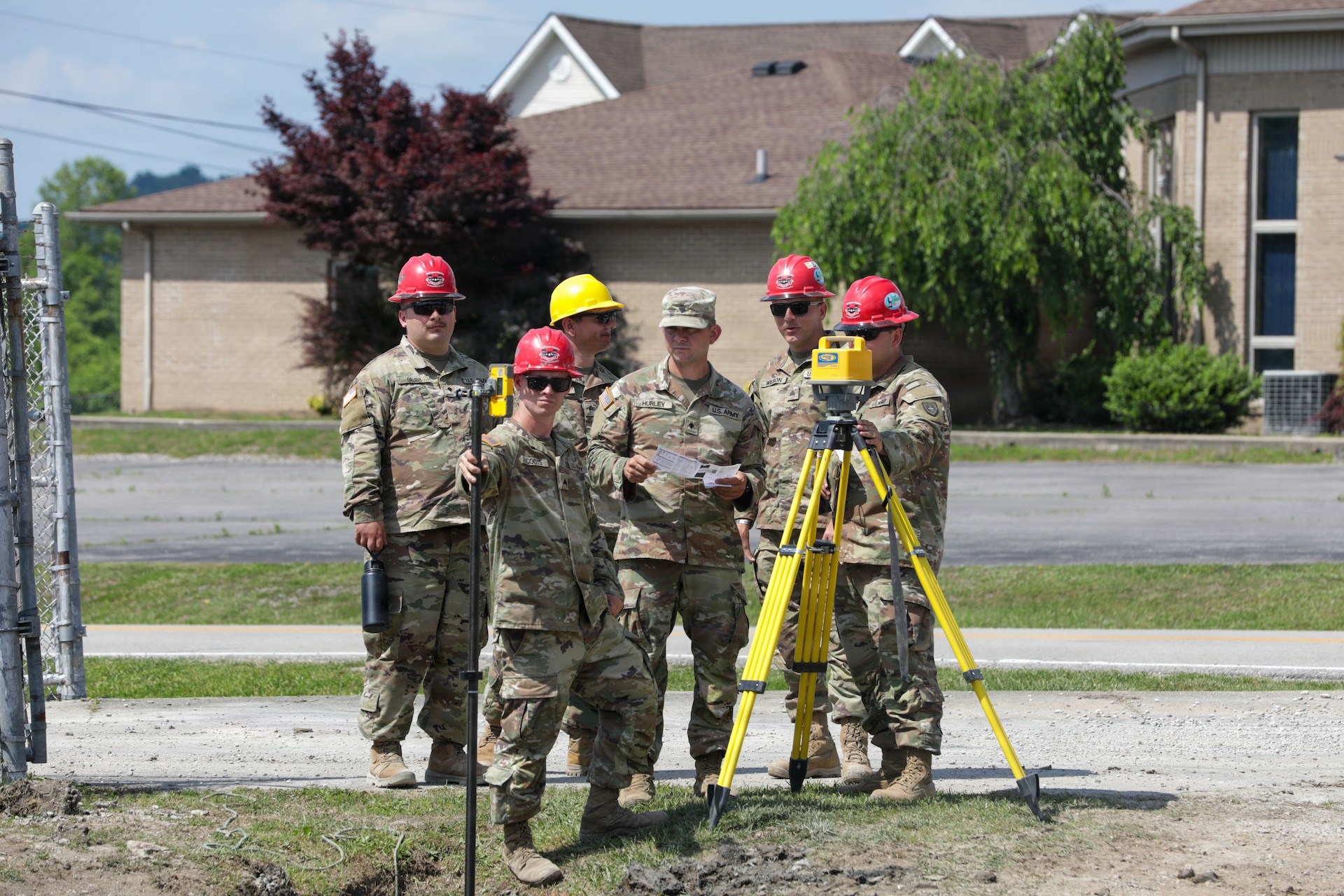 The 207th Engineer Company completed three separate projects at the three separate locations for their annual training, utilizing both their horizontal and vertical engineers.