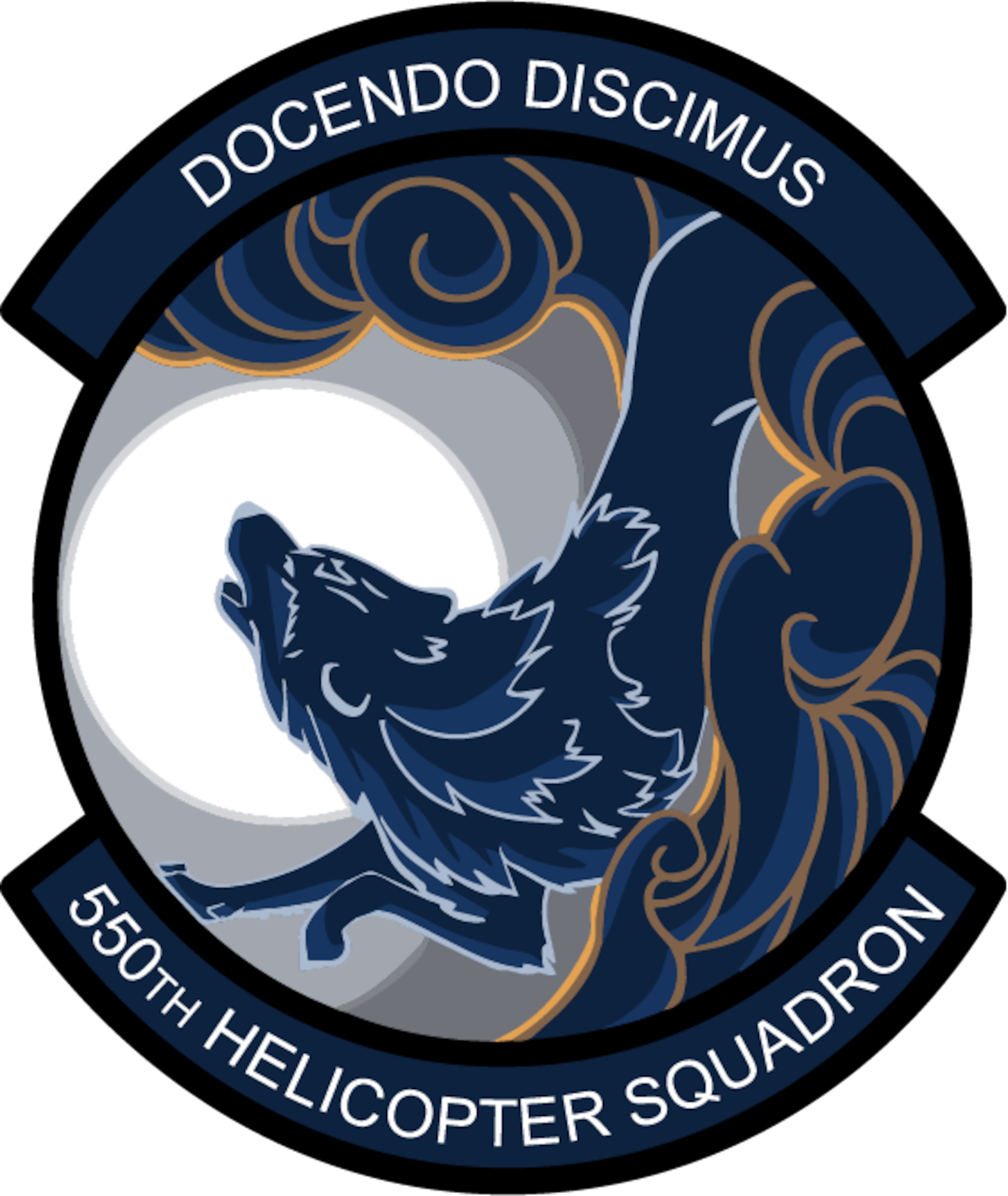 Grey Wolf Helicopter Squadron Patch