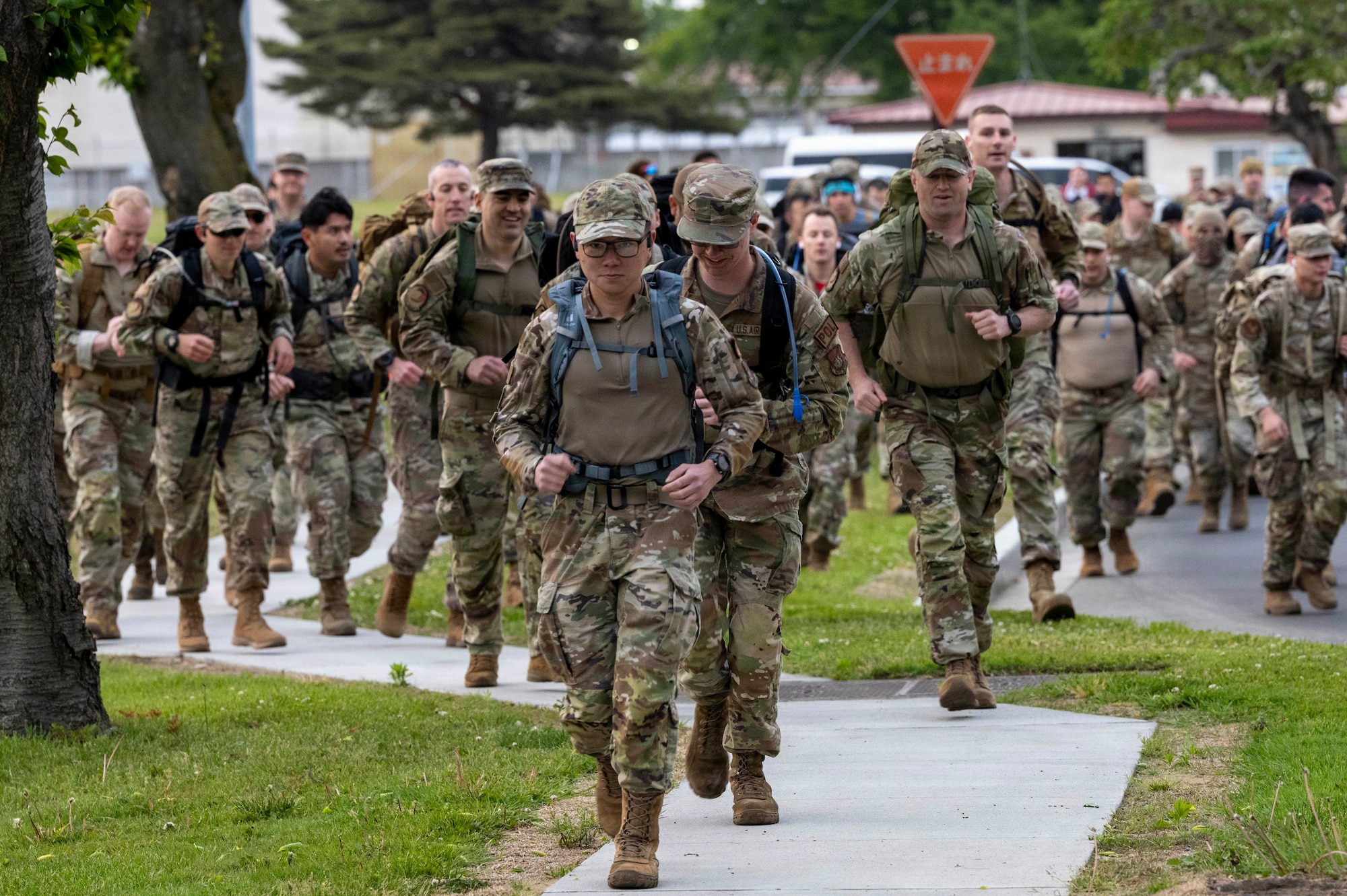 Participants begin a Norwegian Foot March at Misawa Air Base (AB), Japan, May 27, 2026.