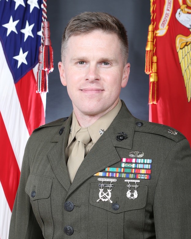 Lieutenant Colonel Eric Albin Command Board Photo