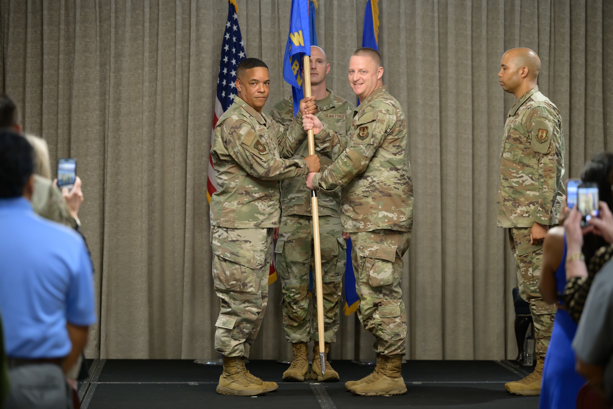 Military members conduct ceremony