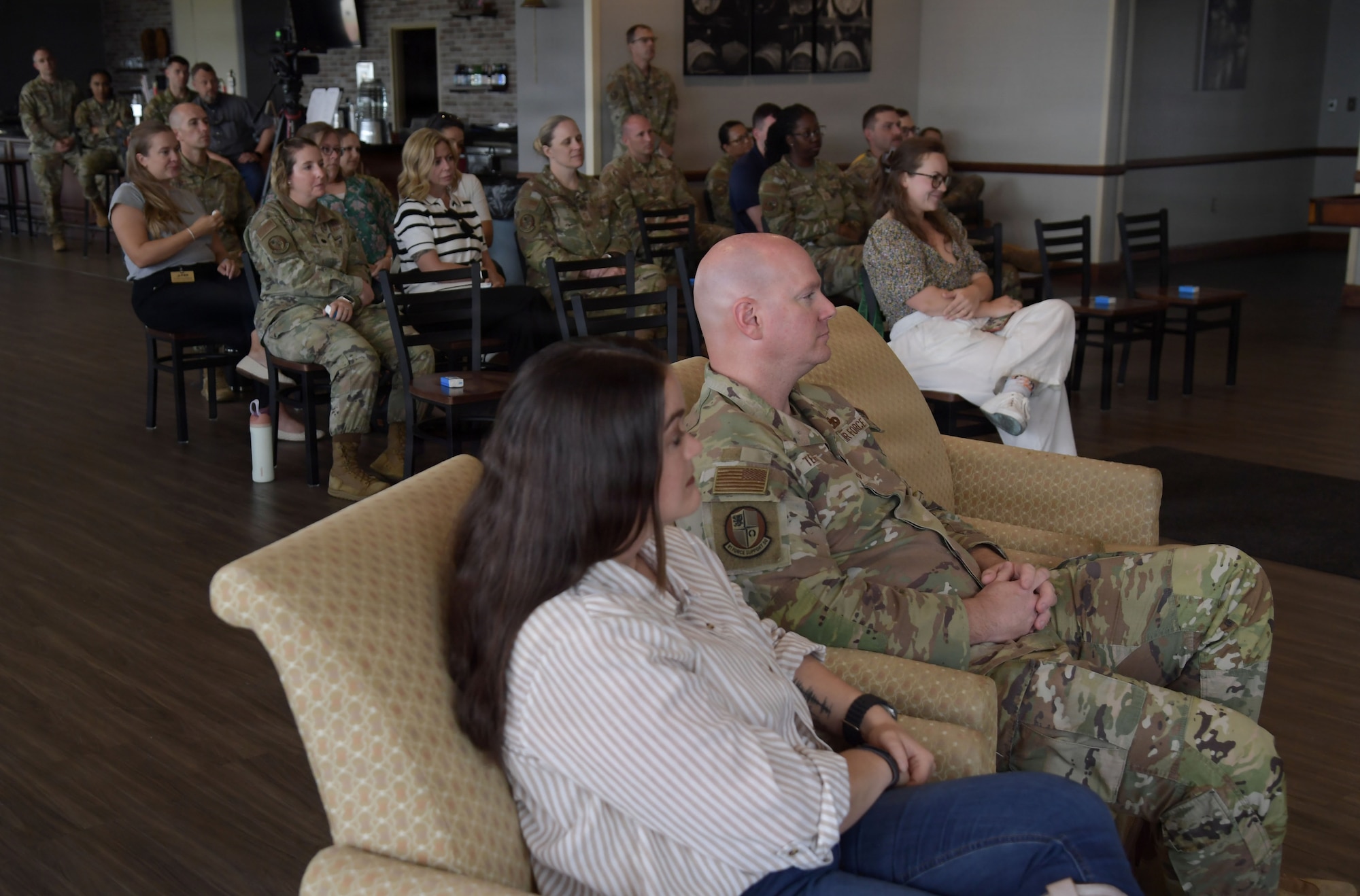 A person in military uniform chares their personal story.