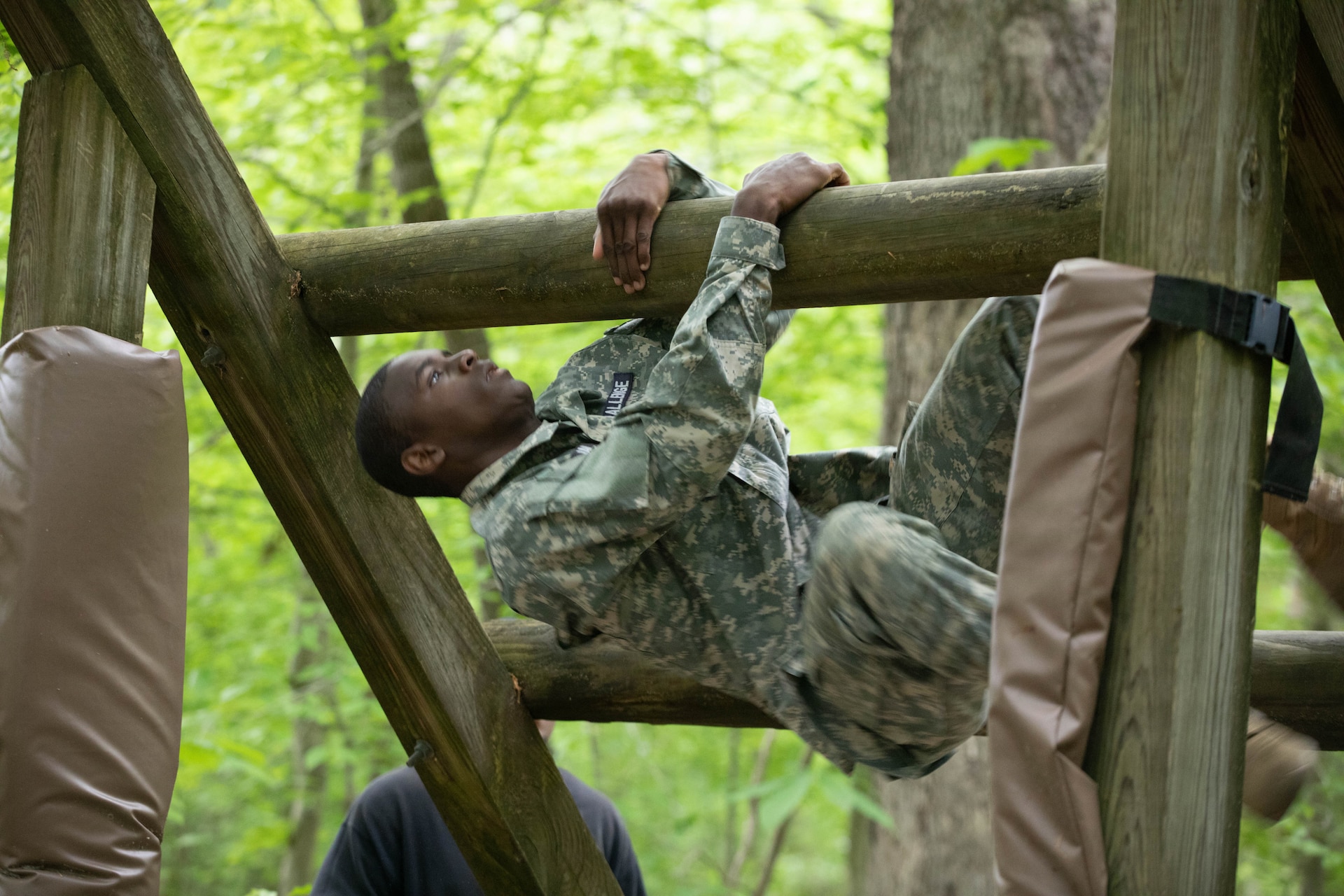 Cadets from Kentucky’s Bluegrass and Appalachian Youth ChalleNGe Academies participate in athletic and academic competitions during the Kentucky Youth ChalleNGe Intrastate Field Training Exercise at the Harold L. Disney Training Center in Artemus, May 13-14.