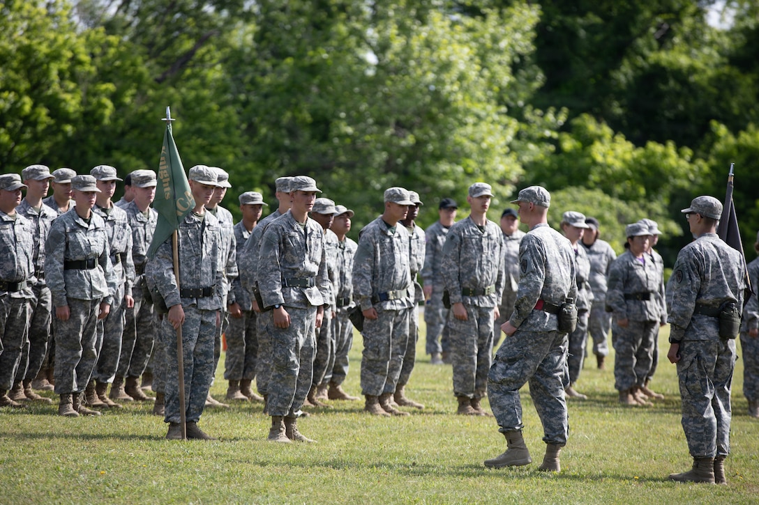 Cadets from Kentucky’s Bluegrass and Appalachian Youth ChalleNGe Academies participate in athletic and academic competitions during the Kentucky Youth ChalleNGe Intrastate Field Training Exercise at the Harold L. Disney Training Center in Artemus, May 13-14.