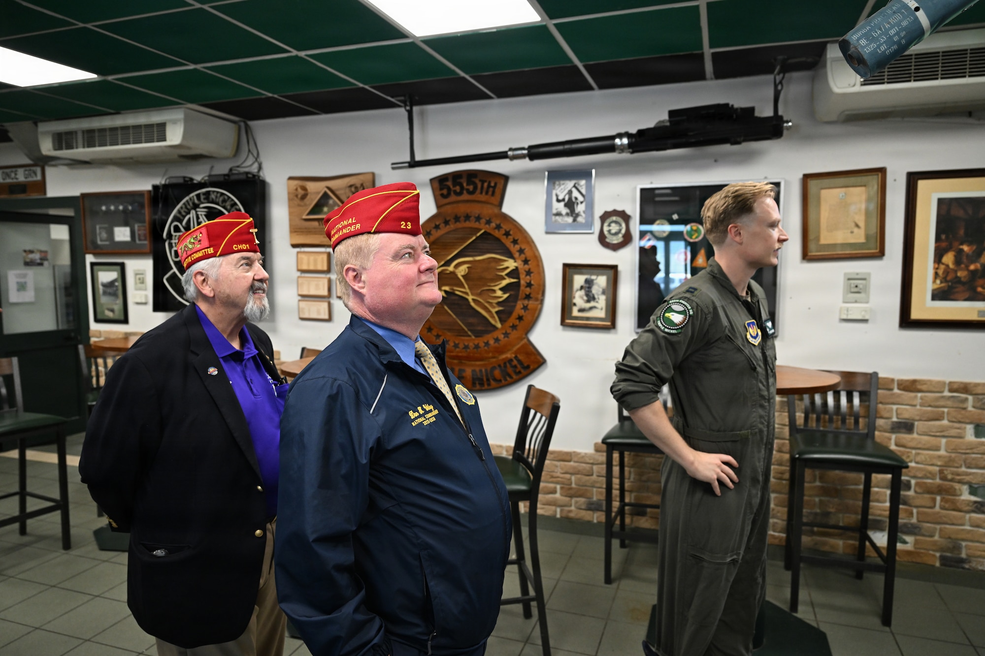 American Legion committee receives a tour.