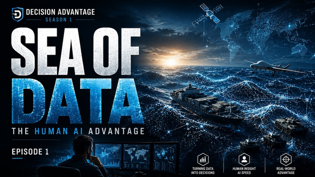 A graphic that says "Sea of Data"